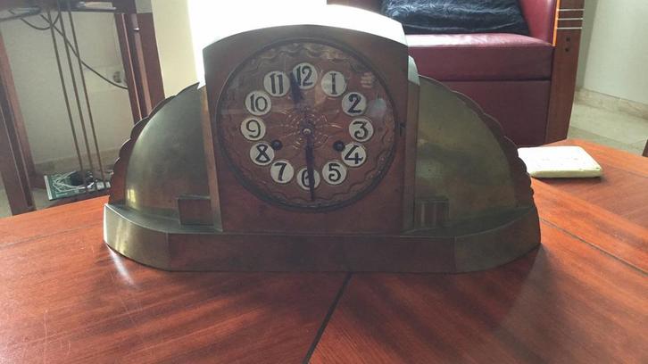 Amsterdamse School Klok., Antiek en Kunst, Antiek | Klokken, Ophalen of Verzenden