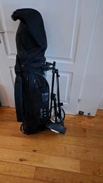 Golfkarretje met tas en clubs, Ophalen of Verzenden, Gebruikt, Set, Overige merken