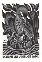 1824 Ex Libris Rusland : Anatoli Kalaschnikov, z.j., Antiek en Kunst, Verzenden