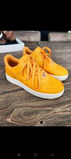 Oranje leren Nike Air Force 1 maat 37,5, Verzenden, Oranje, Nike Air, Sneakers of Gympen