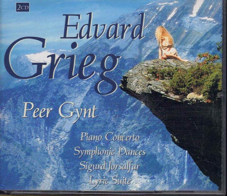 Edvard Grieg: Peer Gynt , Piano Concer, Symp. Dances - etc., Cd's en Dvd's, Cd's | Klassiek, Zo goed als nieuw, Orkest of Ballet