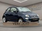 Fiat 500C 0.9 TwinAir T Lounge 2018 BLAUW | Automaat | Cabri, Automaat, 86 pk, Gebruikt, Euro 6
