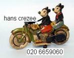 ik zoek oud blik Tipp Mickey Mouse speelgoed motorfiets 1930, Ophalen of Verzenden