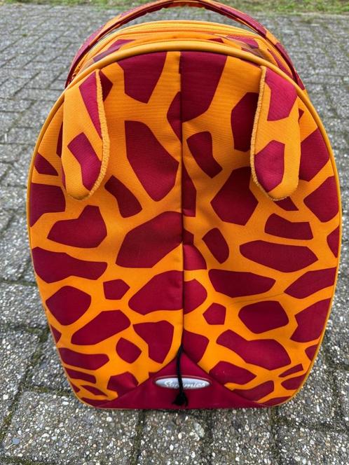 Samsonite Sammies Giraffe Koffer, Sieraden, Tassen en Uiterlijk, Koffers, Zo goed als nieuw, Hard kunststof, Uitschuifbare handgreep