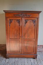 Prachtige antieke mahonie houten biedermeier meidenkast., Verzenden