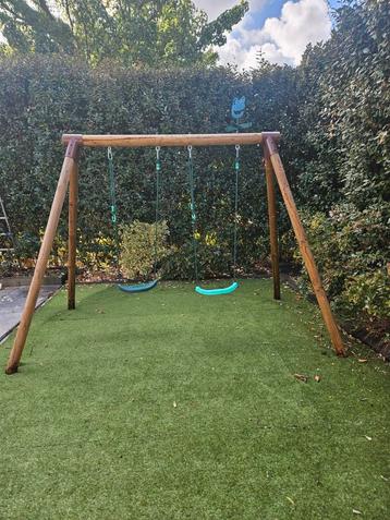 Houten Schommel - Tuinplezier voor de Kinderen! beschikbaar voor biedingen