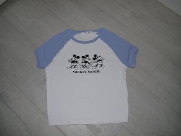 Prachtige t-shirt Mickey Mouse wit / blauw Disney H&M mt 170 beschikbaar voor biedingen