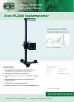Nieuwe Arex HL2026 koplamptester, Auto diversen, Ophalen of Verzenden, Arex, Ihersevoort@jaritechniek.nl, Smirnoffstraat 9a