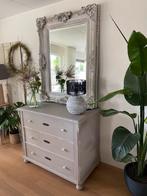 Barok spiegel met facet geslepen glas, Huis en Inrichting, Woonaccessoires | Spiegels, Ophalen, 100 tot 150 cm, Zo goed als nieuw