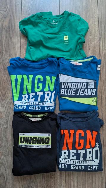 Pakket 5x Vingino longsleeves maat 128 jongen beschikbaar voor biedingen