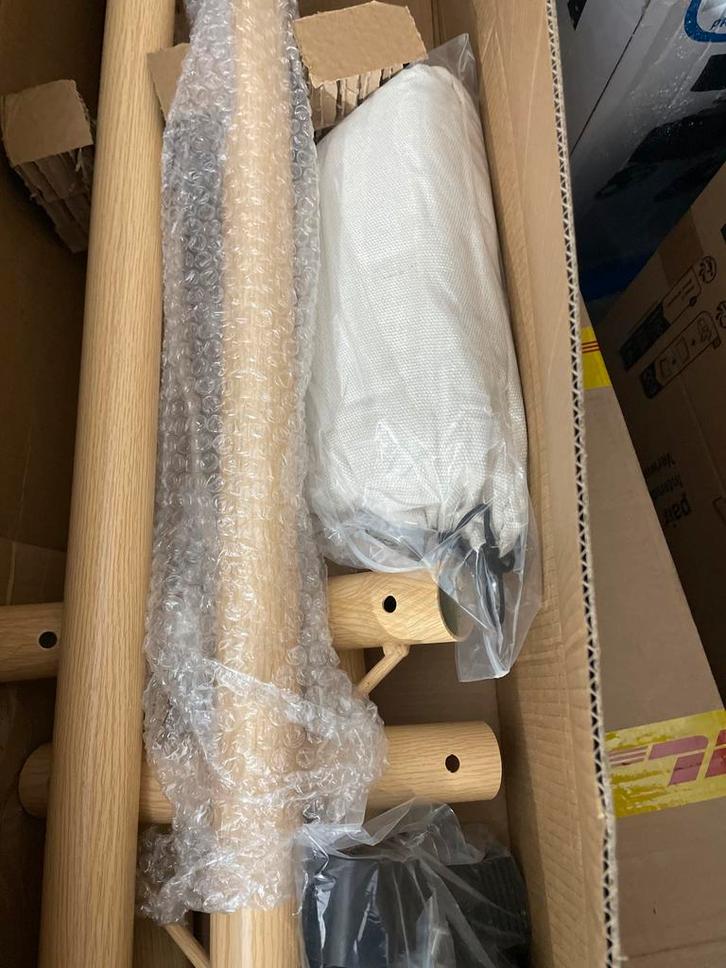 Hangmat met Standaard - Nieuw in Doos!, Tuin en Terras, Hangmatten, Nieuw, Eenpersoons, Met standaard, Binnen, Ophalen of Verzenden