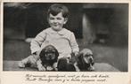 JONGEN MET HONDJES JAREN 40 ZEER MOOIE OUDE KAART KK116, Verzenden, 1940 tot 1960, Gelopen, Overige thema's