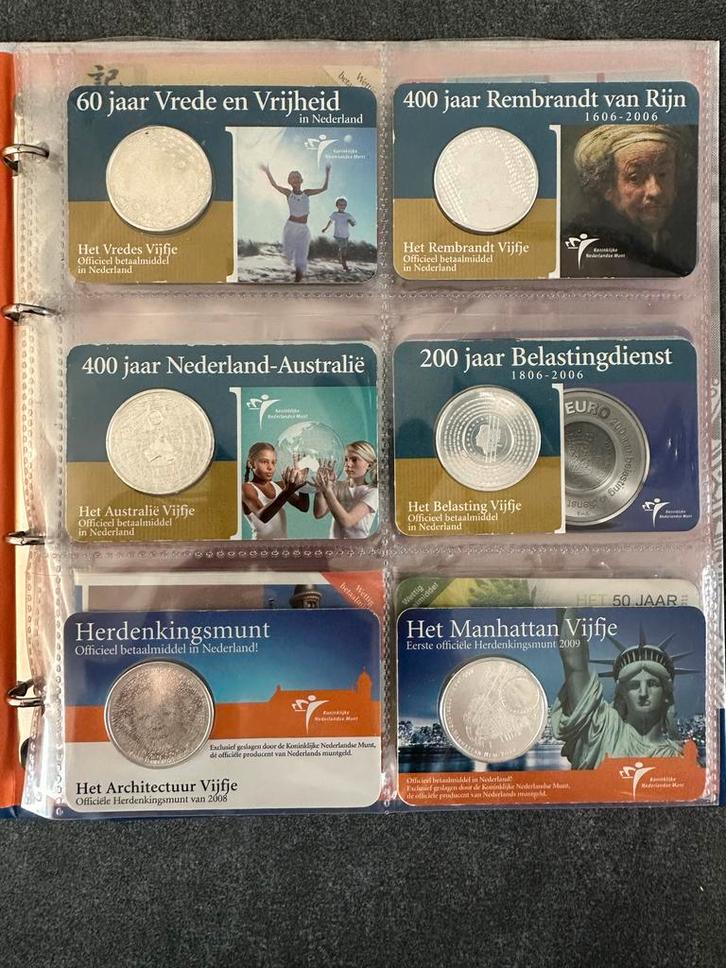 Collectie Zilveren Vijfjes euro Herdenkingsmunten coincards, Postzegels en Munten, Munten | Europa | Euromunten, 5 euro, Overige landen