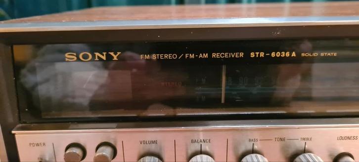 Vintage Sony STR-6036A FM-stereo/FM-AM Receiver, Audio, Tv en Foto, Radio's, Gebruikt, Radio, Ophalen of Verzenden