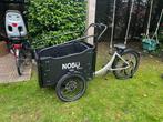 Nobu Bakfiets Robusto Taupe - Zo goed als nieuw!, Fietsen en Brommers, Fietsen | Bakfietsen, Ophalen, Zo goed als nieuw, 3 kinderen
