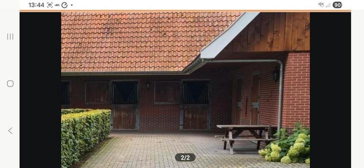 2 staldeuren voor paardenstal met weefrek, Dieren en Toebehoren, Paarden en Pony's | Overige Paardenspullen, Gebruikt, Overige soorten