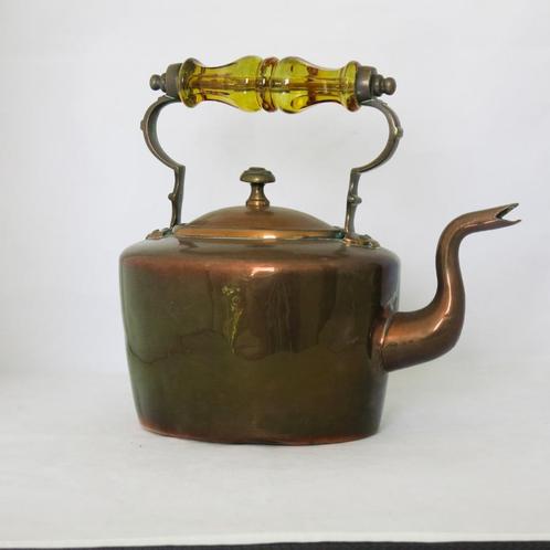 Antiek Engels waterketeltje, Antiek en Kunst, Antiek | Koper en Brons, Ophalen of Verzenden