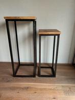 Set metalen pilaren, Huis en Inrichting, Woonaccessoires | Zuilen en Pilaren, Ophalen, Zo goed als nieuw