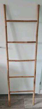 Decoratieve ladder bamboe hout, Ladder, Zo goed als nieuw, Minder dan 2 meter, Ophalen