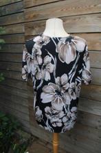 Tuniek zwart/ bruin/ wit Magna mt 44-46 Vaste prijs, Kleding | Dames, Blouses en Tunieken, Zwart, Maat 42/44 (L), Ophalen of Verzenden