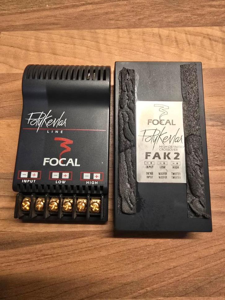 Focal FAK 2 Kevlar Line Crossover, Auto diversen, Autospeakers, Gebruikt, Ophalen of Verzenden