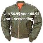 MA-1 BOMBER JACK Fostex - Groen, Kleding | Heren, Jassen | Winter, Nieuw, Groen, Fostex, Verzenden