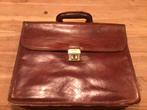 Leren tas voor kantoor, Sieraden, Tassen en Uiterlijk, Tassen | Schooltassen, Ophalen, Gebruikt, Bruin, Aktetas of Boekentas