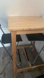 Bar tafel met krukken te koop, Huis en Inrichting, Ophalen, Zo goed als nieuw