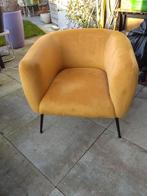 Hele leuke fauteuil/stoel, Ophalen, 75 tot 100 cm, Zo goed als nieuw, Stof
