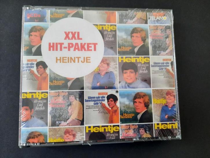 5 cd Heintje - XXL Hit-Paket Boxset (Nieuw), Cd's en Dvd's, Cd's | Nederlandstalig, Nieuw in verpakking, Levenslied of Smartlap
