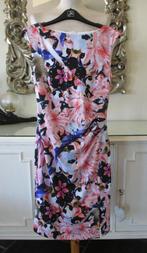 Joseph Ribkoff elegante rose/gekleurde stretch jurk mt 42, Overige kleuren, ., Maat 42/44 (L), Joseph Ribkoff