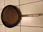 antieke stalen pan 36 cm voor op gas, Huis en Inrichting, Ophalen of Verzenden, Gebruikt, Overige materialen, Koekenpan of Braadpan