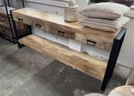 Magazijn Leegverkoop Nieuwe sidetable Britt mangohout metaal, Nieuw, Argowneg 20 Amersfoort, Ophalen of Verzenden, Info@wkhome.nl