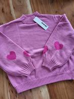 roze trui met hartjes, Kleding | Dames, Truien en Vesten, Ophalen of Verzenden, Nieuw, Maat 38/40 (M), Roze