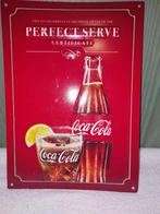 reclame plaat Coca Cola, begin 2000, Verzamelen, Ophalen of Verzenden, Nieuw, Reclamebord