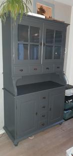 Grijze buffetkast - 119x50x206 cm, Huis en Inrichting, Kasten | Buffetkasten, Ophalen, Gebruikt, 100 tot 150 cm, Landelijk