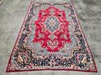 Handgeknoopt Perzisch wol tapijt Kirman pink Iran 202x311cm