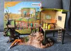 Schleich Wild Live (Boomhut, Boot en Helicopter), Ophalen of Verzenden, Zo goed als nieuw