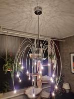 Moderne hanglamp met 20 halogeenlampjes, Ophalen, Gebruikt, Modern, Metaal