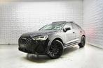 Audi Q3 SPORTBACK 35 TFSI 3x S LINE PANO VIRTUAL MATRIX LEER, 4 cilinders, 150 pk, 1505 kg, Zwart