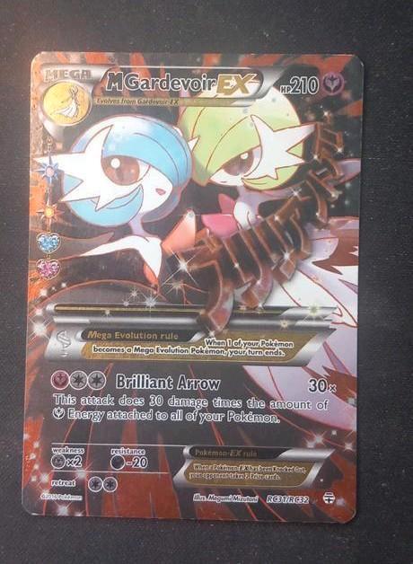 M Gardevoir EX full art - Generations ultra collection RC31, Hobby en Vrije tijd, Verzamelkaartspellen | Pokémon, Gebruikt, Losse kaart