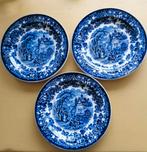 3 antieke borden Petrus Regout, Antiek en Kunst, Antiek | Servies los, Ophalen of Verzenden
