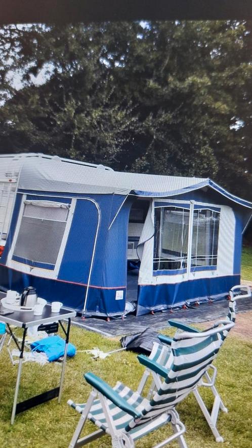 Voortent Brand + luifel voor caravan, Caravans en Kamperen, Caravan accessoires, Ophalen