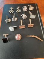 Te koop diverse manchetknopen en dasspeld, Ophalen of Verzenden, Gebruikt