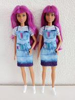 2 Barbie Hairdresser Poppen GTW36, Ophalen of Verzenden, Zo goed als nieuw, Barbie