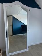 Facet geslepen spiegel oude deur, Huis en Inrichting, Woonaccessoires | Spiegels, Ophalen of Verzenden, Zo goed als nieuw, Rechthoekig