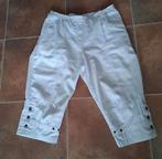 Capri broek  3 kwart broek dames 48 katoen wit, Kleding | Dames, Wit, Ophalen of Verzenden, Zo goed als nieuw, Broek of Spijkerbroek