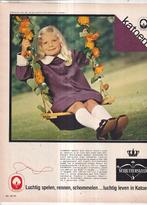 Retro reclame 1968 Schuttersveld kindermode kind schommel, Overige typen, Ophalen of Verzenden