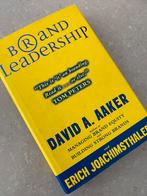 Brand Leadership - David A Aaker Erich Jochimsthaler, Ophalen of Verzenden, Gelezen, Management
