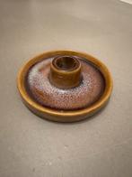 Hema kandelaar | aardewerk | bruin retro, Huis en Inrichting, Ophalen, Overige materialen, Bruin, Zo goed als nieuw